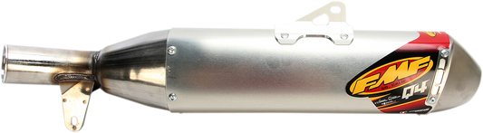 FMF Q4 HEX motorcycle exhaust muffler with spark arrestor, high-performance bike exhaust system, durable and efficient for off-road riding