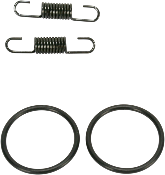 FMF Pipe Spring and O-Rings Kit for exhaust systems, includes replacement parts for FMF motorcycle exhausts.