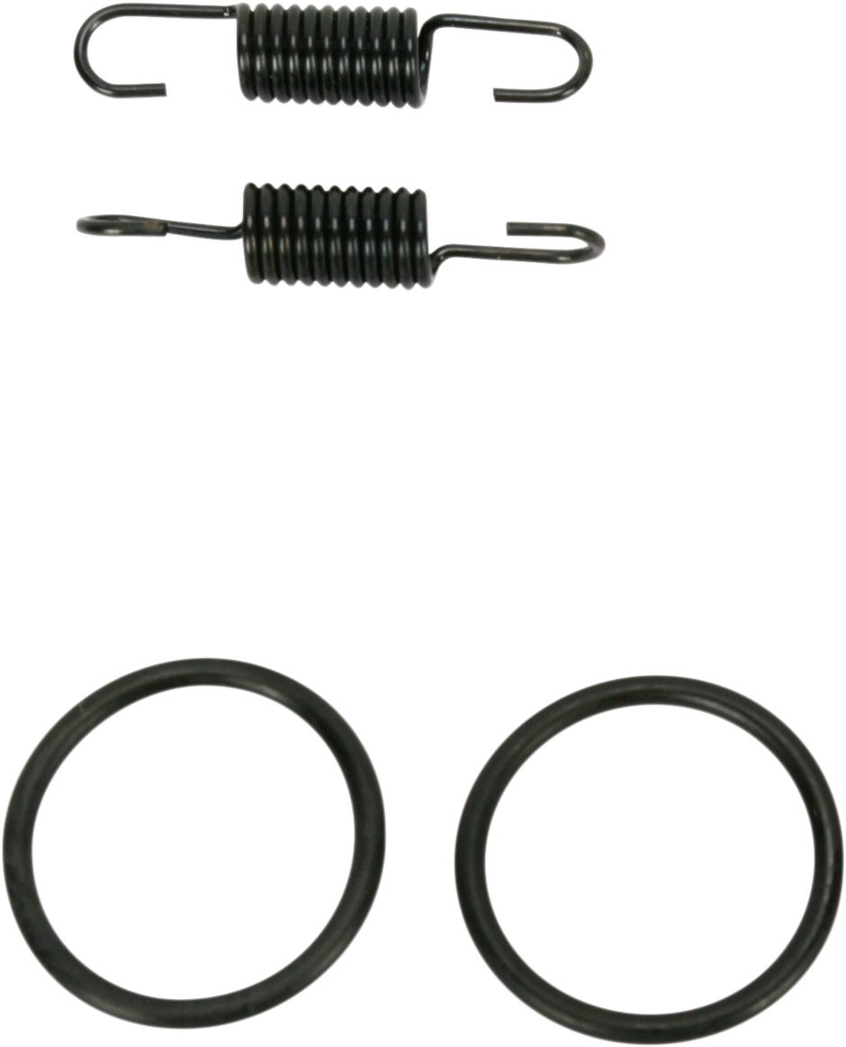 FMF Pipe Spring and O-Rings Kit for exhaust systems, includes replacement parts for FMF motorcycle exhaust pipes.
