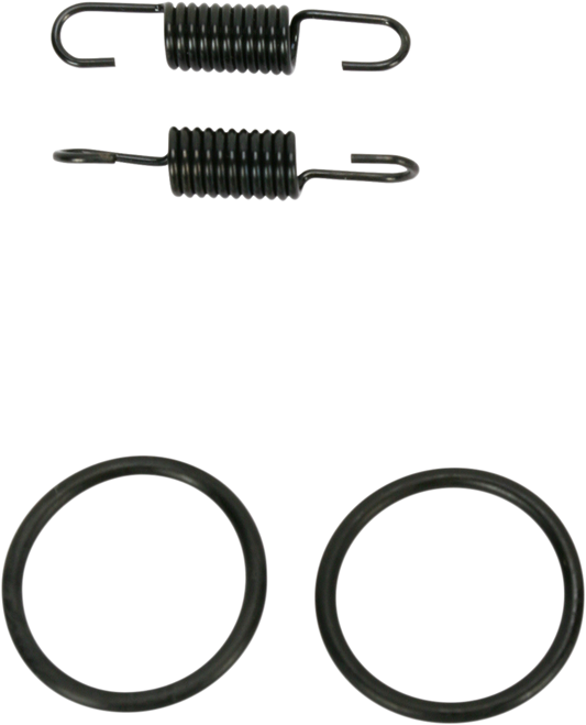FMF Pipe Spring and O-Rings Kit for exhaust systems, includes replacement parts for FMF motorcycle exhaust pipes.