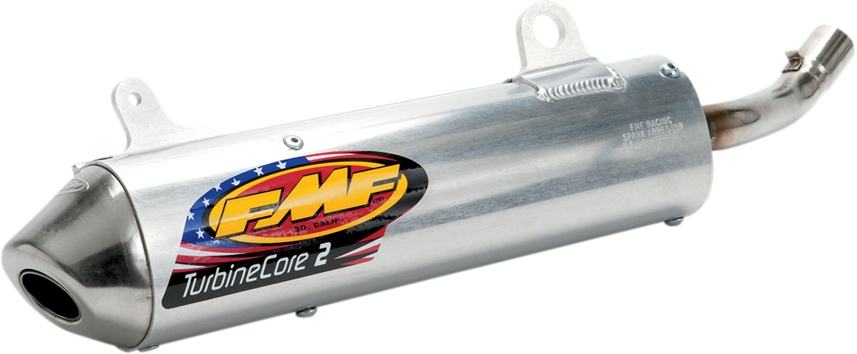 FMF Turbinecore 2 motorcycle silencer part with part number 021012, designed for motorcycle exhaust systems.