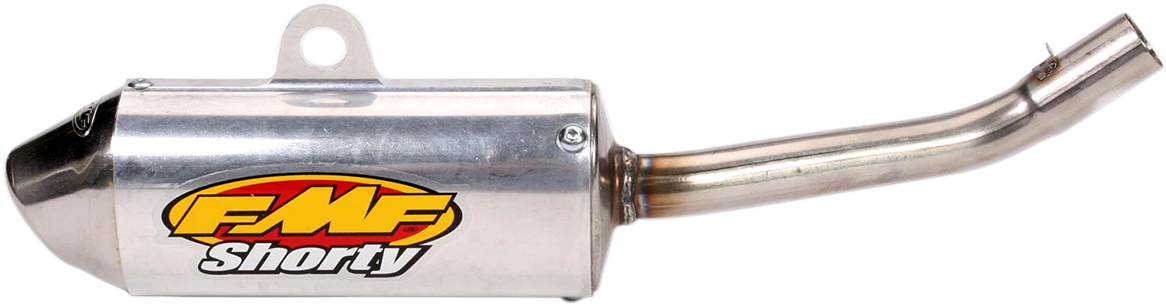 FMF Powercore 2 Shorty Silencer for enhanced supercross performance, shown in the product image.