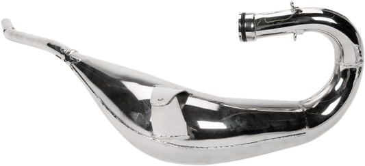 FMF Fatty Pipe 023000 high-performance motorcycle exhaust with shiny metal finish and durable construction.
