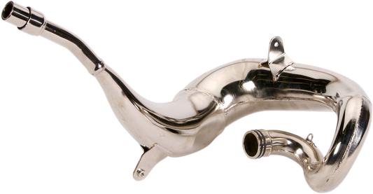 FMF Gnarly Pipe exhaust for 1995-2006 Kawasaki KDX200/R motorcycle, showing the stainless steel design and branding.