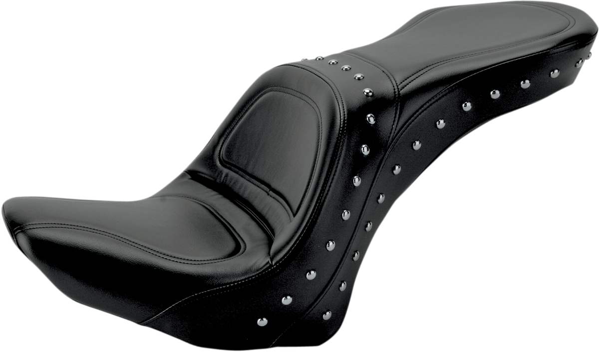 Bill's Exhausts SADDLEMEN Explorer Special Seat for Harley FLSTC 2006-2017, showcasing durable motorcycle seat design