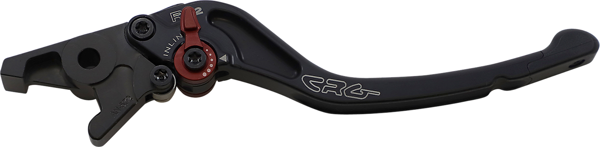 CRG RC2 standard motorcycle brake lever in black with 2AN-572-T-B control for precise braking and handling.