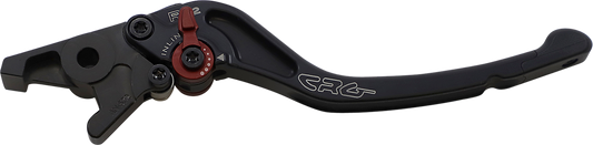 CRG RC2 standard motorcycle brake lever in black with 2AN-572-T-B control for precise braking and handling.