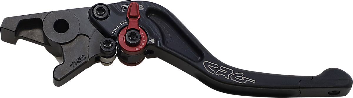 Black CRG RC2 Shorty Brake Lever with 2AN-572-H-B designation, designed for motorcycle braking systems, shown in the image.