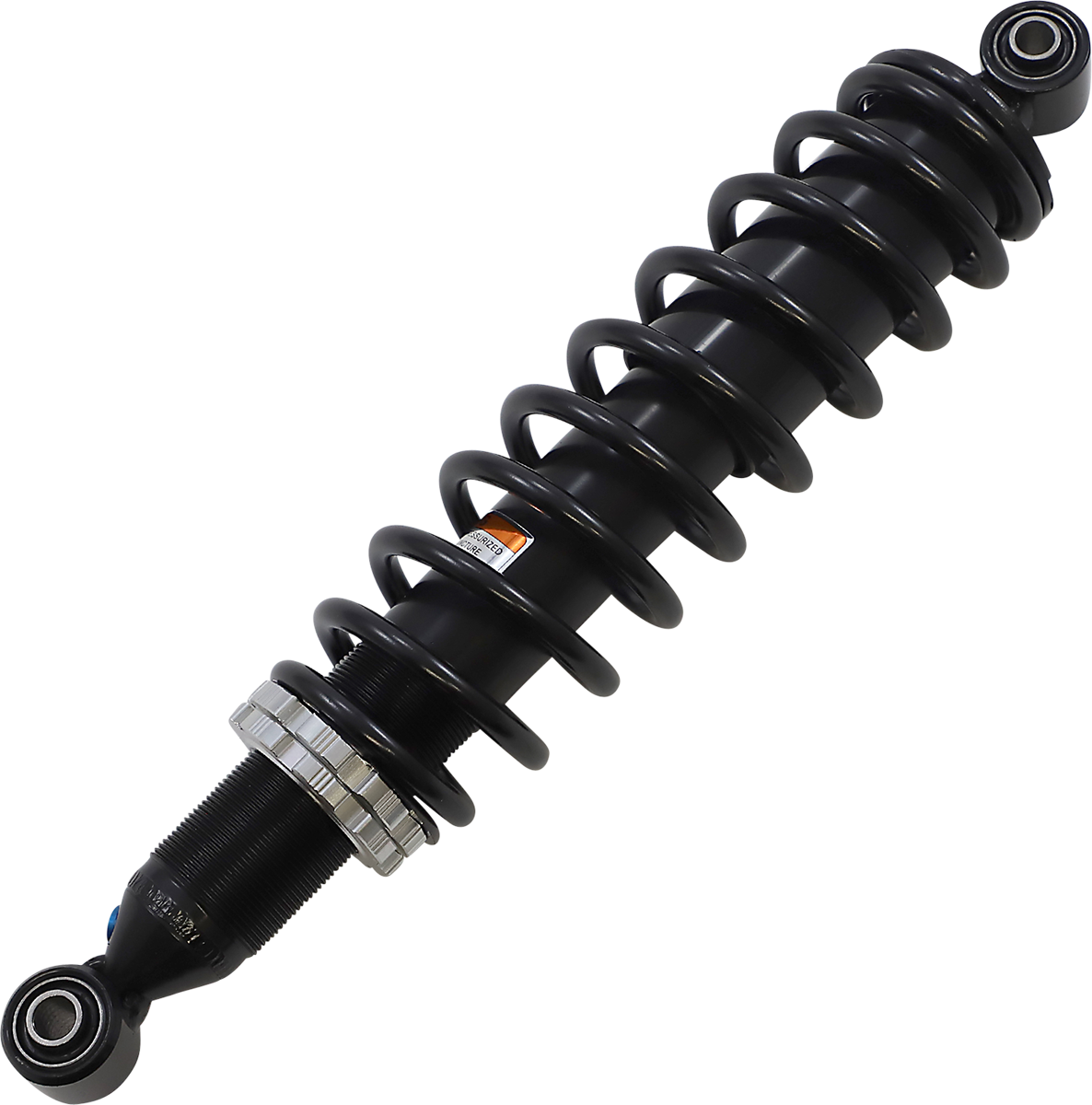 Heavy-duty front gas shock absorber for Yamaha off-road vehicles, designed by Moose Offroad with durable construction.