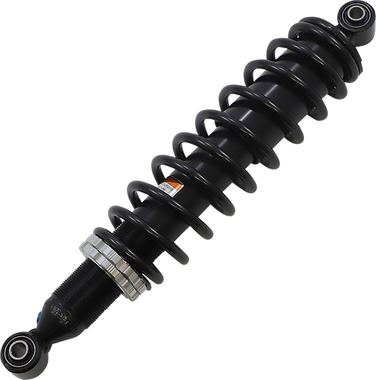 Heavy-duty front gas shock absorber for Yamaha off-road vehicles, designed by Moose Offroad with durable construction.