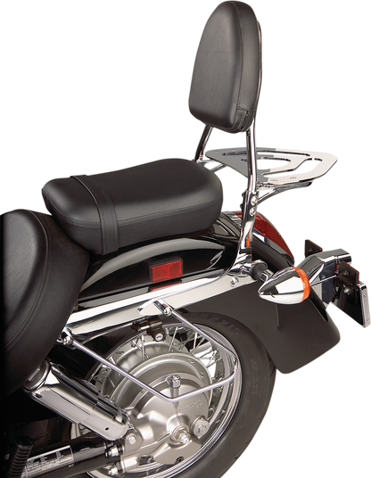 Engine sissy bar kit by Bill's Exhausts featuring chrome finish and mounting hardware for motorcycle customization.