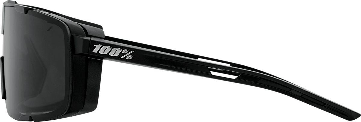 100% Eastcraft Sunglasses - Matte Black - Smoke 61045-102-01 - Howling Moto