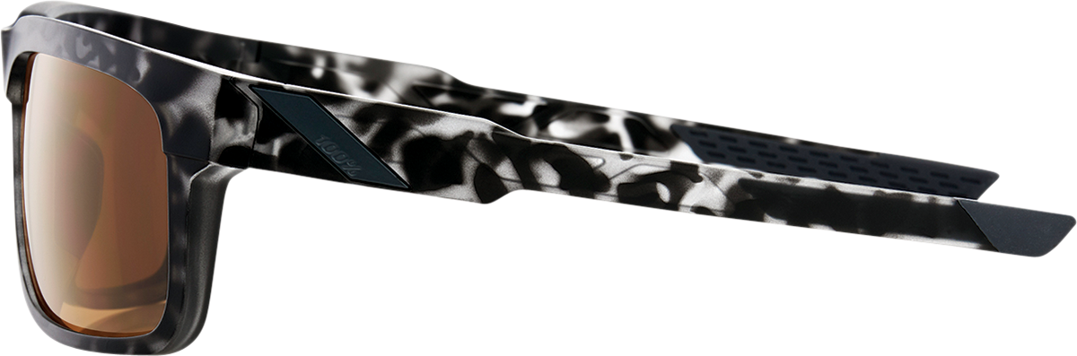 100% Type-S Sunglasses - Black Havana - Bronze 61032-259-73 - Howling Moto