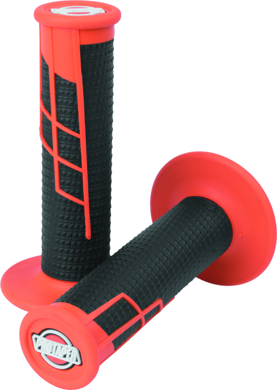 ProTaper, ProTaper Clamp-On 1/2 Waffle Grip - Orange/Black for Honda CRF250X and CRF450X