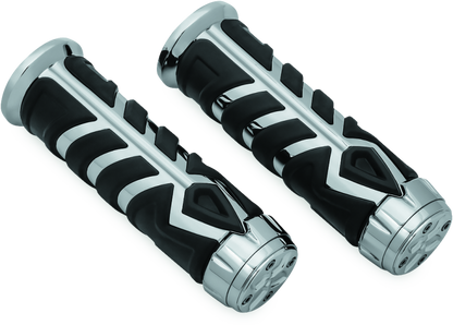 Kuryakyn, Kuryakyn Spear Grips for 2014-2017 Indian Motorcycles Chrome Part 5635