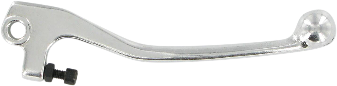 Replacement brake lever for motorcycle by PARTS UNLIMITED, model L99-24031, shown in black with ergonomic grip.