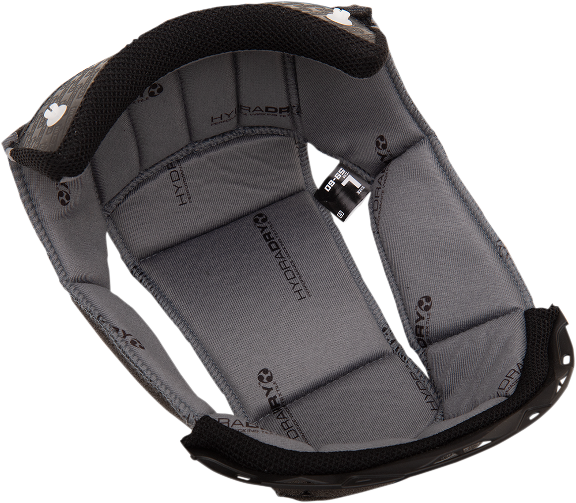 Bill's Exhausts ICON Airform™ Liner Hydradry™ helmet part in XS size, shown in a close-up image with textured material details.