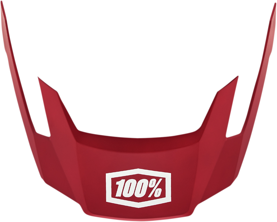 100% Altec Visor - Deep Red - S/M/L/XL 89025-00004 - Howling Moto