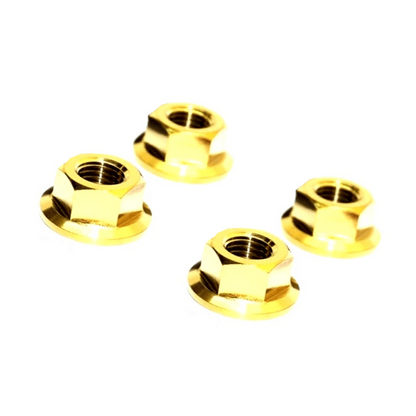 ZSPEC SR20 & KA24 Dress Up Bolts® Water Pump Pulley Kit Nuts, Grade-5 Titanium - Howling Moto