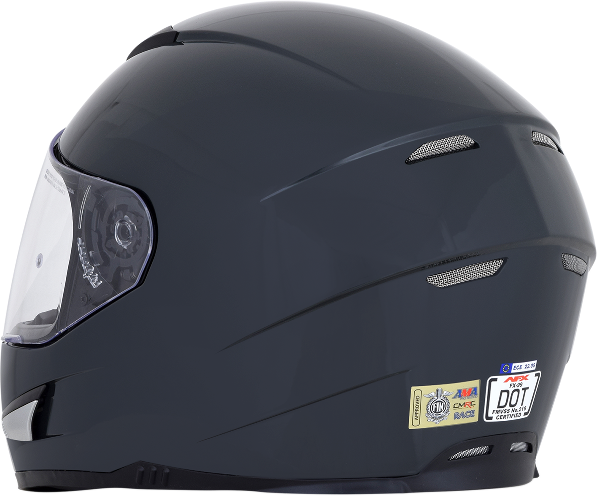 Bill's Exhausts AFX FX-99 helmet with magnetic closure, XS size, featuring a sleek design and secure fit for motorcycle riding.