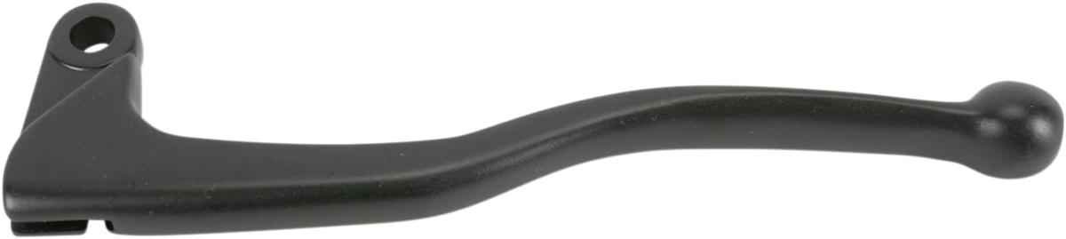Black Parts Unlimited replacement clutch lever for motorcycles, featuring a sleek design and easy installation.