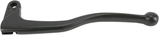Black Parts Unlimited replacement clutch lever for motorcycles, featuring a sleek design and easy installation.