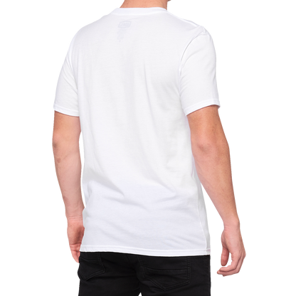 100% Icon T-Shirt - White - 2XL 20000-00054 - Howling Moto