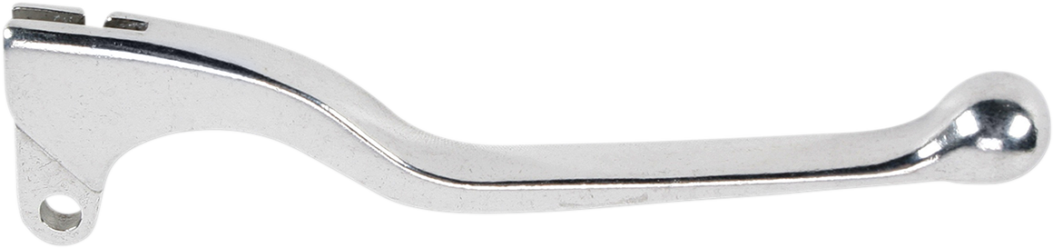 Parts Unlimited polished replacement brake power lever for motorcycles, shown in the image with a sleek, shiny finish.