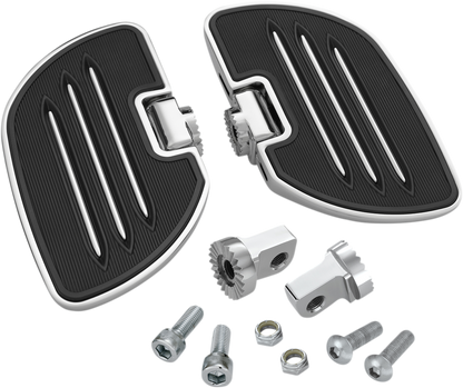 Bill's Exhausts SHOW CHROME Commander Highway Boards 21-913 engine part, chrome finish, detailed metal construction for motorcycle upgrade