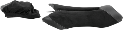 Black SADDLEMEN Gel Channel Sport Seat for Kawasaki ZX10R motorcycle, featuring ergonomic design and cushioning.