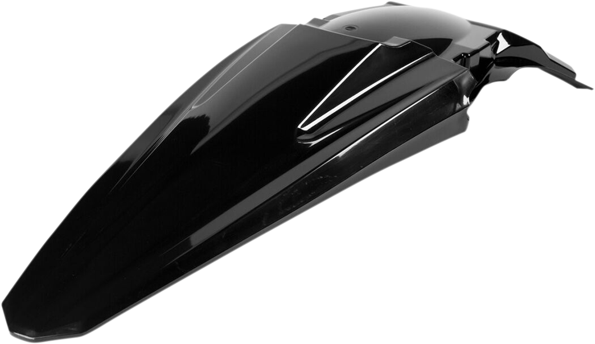 Acerbis black rear fender for motorcycles, body part with Acerbis branding visible, designed for durability and style.