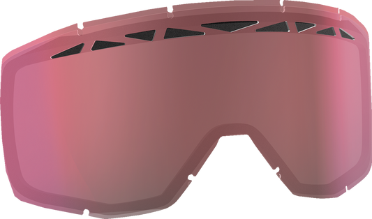 Scott Primal/Split Snow Lens with AMP Rose tint, dual-layer design and ACS ventilation for ski or snowboard goggles.