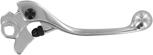 Parts Unlimited replacement brake lever L99-33451, black metal motorcycle brake lever with textured grip surface.
