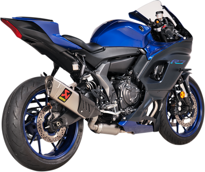 AKRAPOVIC Racing Line Titanium Exhaust System for Yamaha R7 S-Y7R12-APT