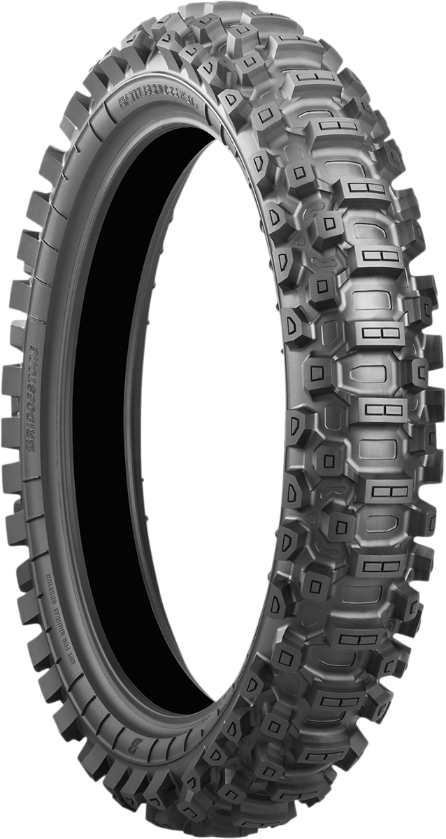 BRIDGESTONE Battlecross X31 rear motorcycle tire 120/80-19 63M with knobby tread for off-road riding