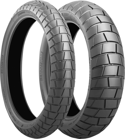 BRIDGESTONE Battlax Adventure Trail AT41 rear tire for dual-sport bikes, 150/70R18 70V, with tread pattern visible