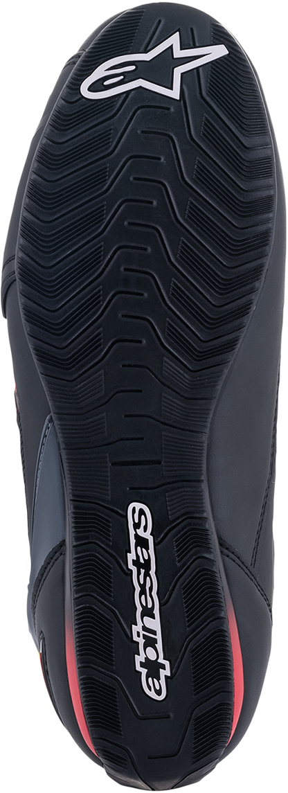 ALPINESTARS, Alpinestars Faster-3 Rideknit® Road Racing Shoes - Black, Red, Yellow, US 14 / EU 48