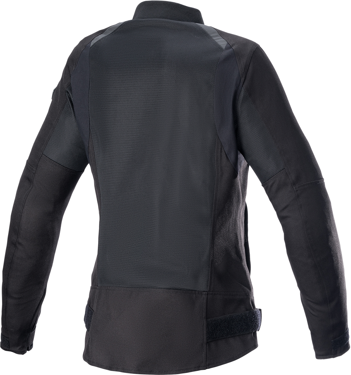 Alpinestars Stella Eloise v2 Air women's motorcycle jacket in black, size large, showing lightweight, breathable textile design.