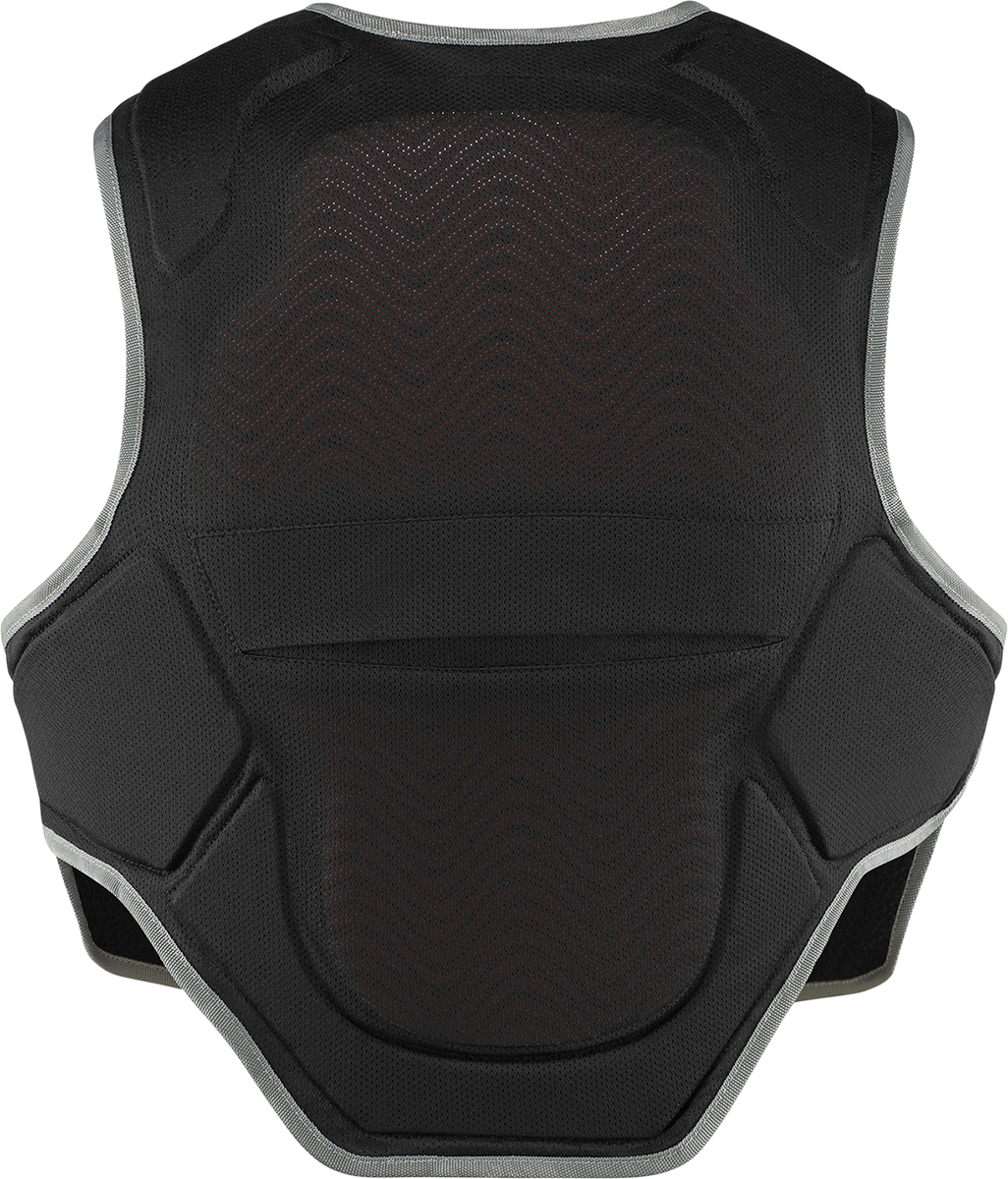ICON Field Armor Softcore vest in Megabolt Black, XL/2XL, featuring protective padding and durable construction.