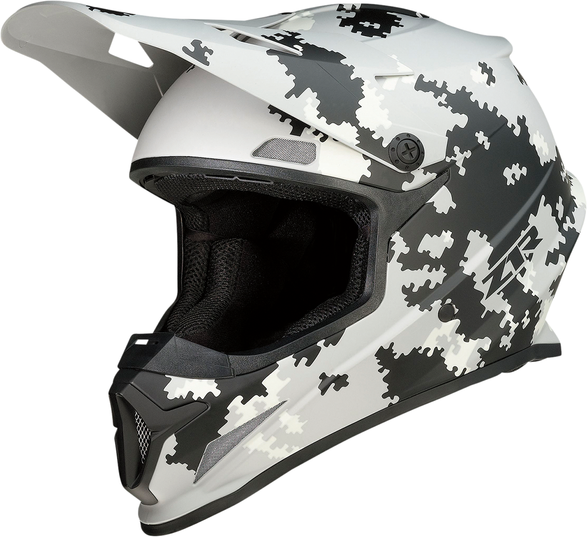 Z1R, Z1R Rise Helmet - Digi Camo Gray 2XL - Injection Molded Polycarbonate Shell with Advanced Ventilation