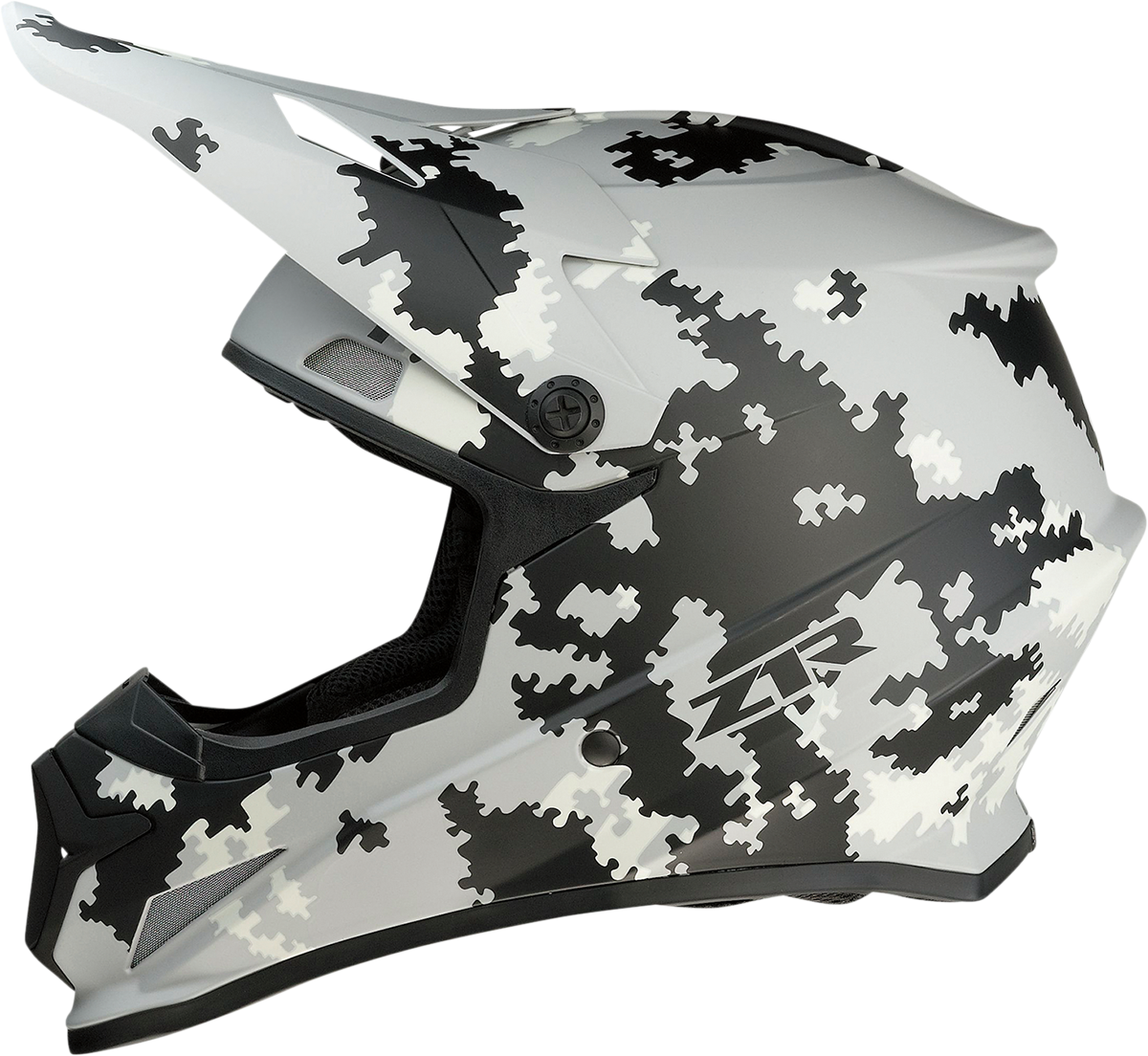 Z1R, Z1R Rise Helmet - Digi Camo Gray 2XL - Injection Molded Polycarbonate Shell with Advanced Ventilation