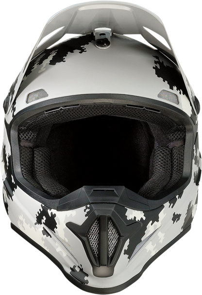 Z1R, Z1R Rise Helmet - Digi Camo Gray 2XL - Injection Molded Polycarbonate Shell with Advanced Ventilation