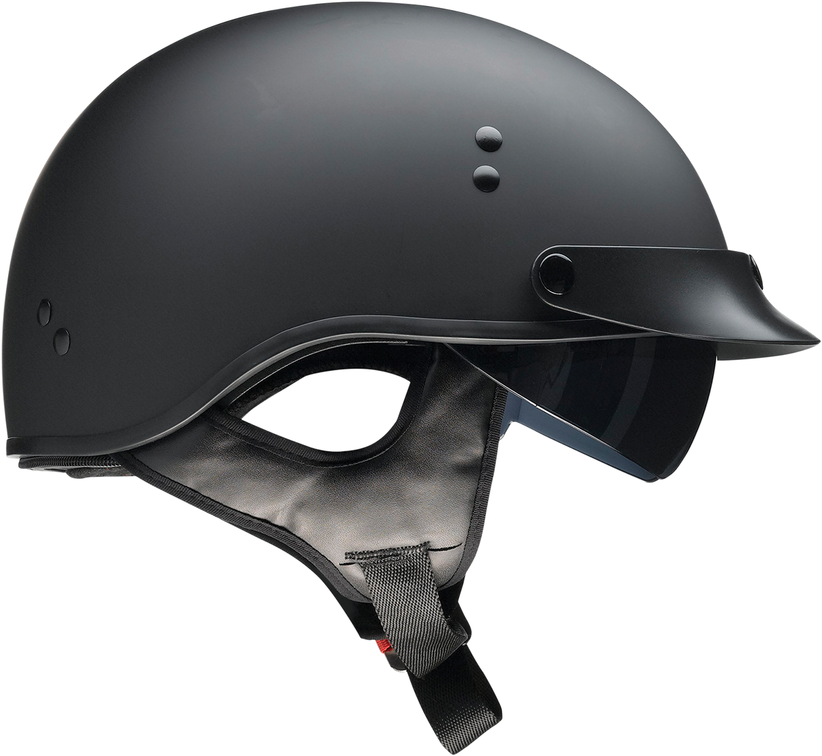Z1R Vagrant NC helmet in flat black, small size, featuring a sleek motorcycle helmet design with matte finish.