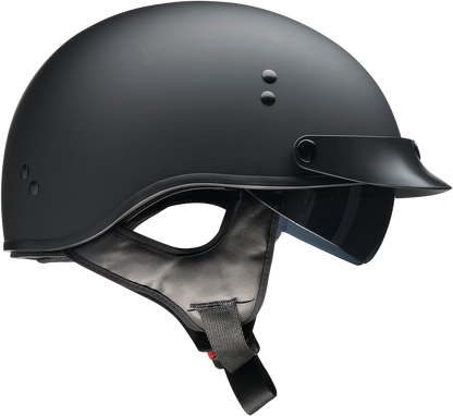 Z1R Vagrant NC helmet in flat black, small size, featuring a sleek motorcycle helmet design with matte finish.