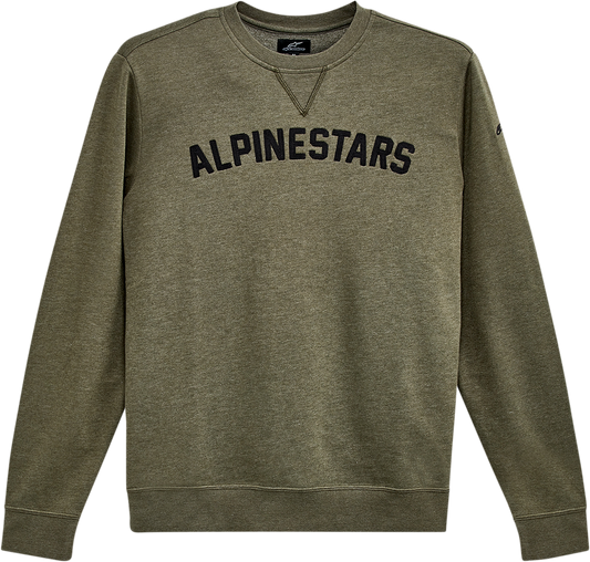 ALPINESTARS, Alpinestars Soph Crew Fleece - Military Heather, Medium (Part Number 121251512690M)