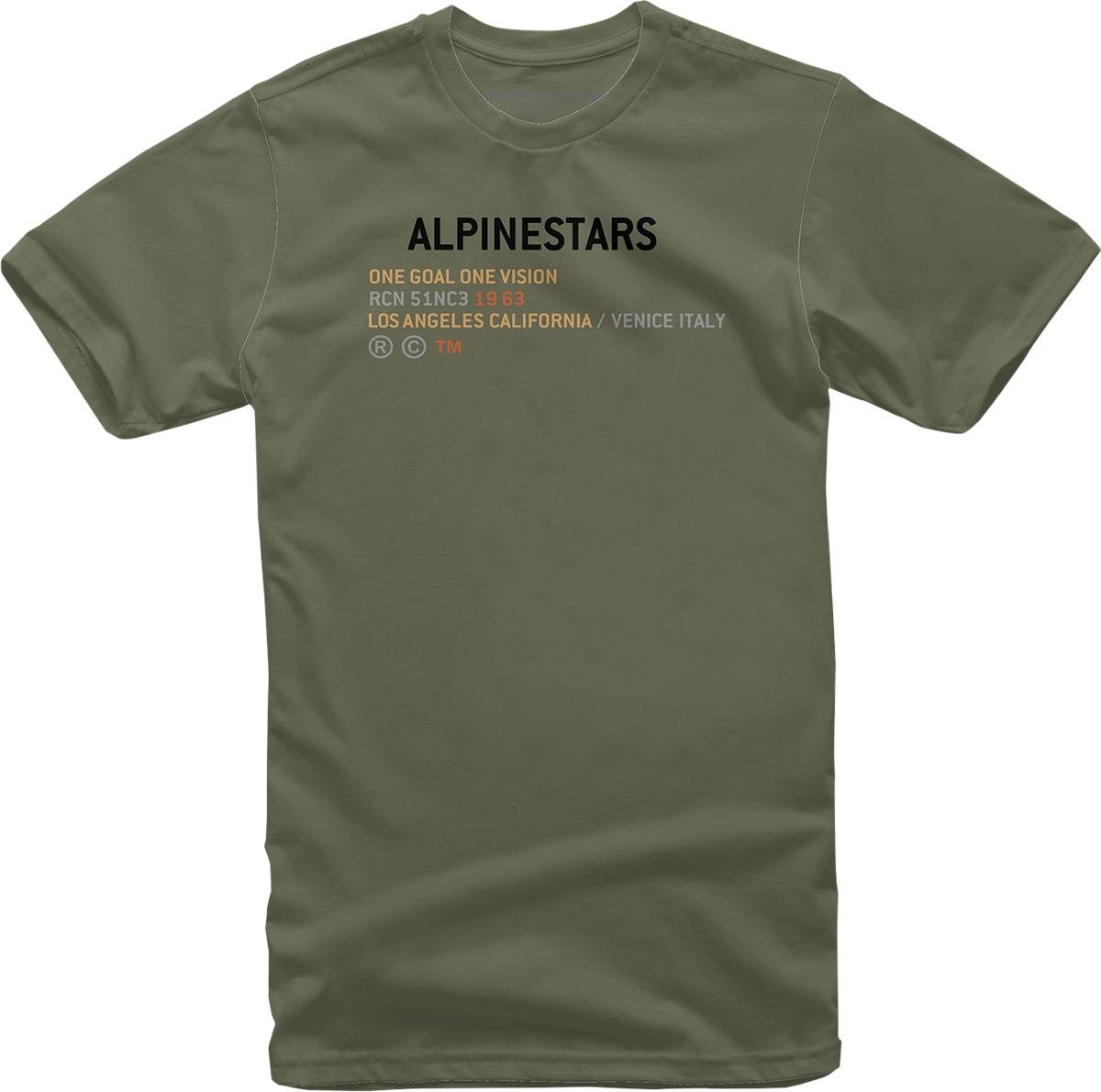 ALPINESTARS, Alpinestars Quest T-Shirt - Military Green - Extra Large 1212-72002690XL