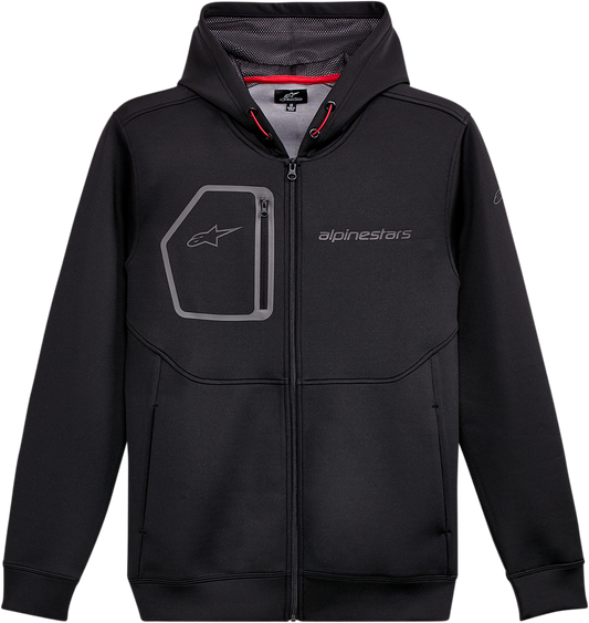 ALPINESTARS, Alpinestars Convex Tech Hoodie - Black, Medium (Part Number 12125302010M)