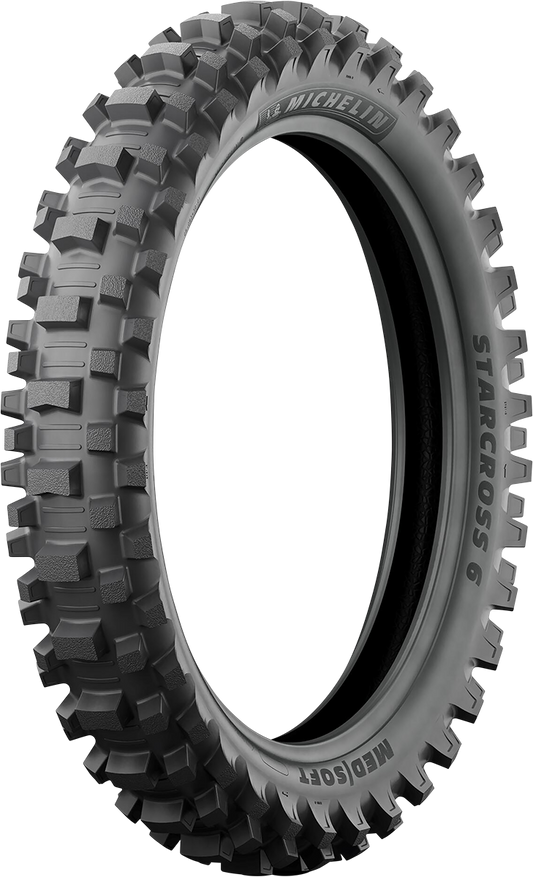 Michelin StarCross 6 Medium Soft Rear Tire - 120/90-18 - 65M | Part Number 88813