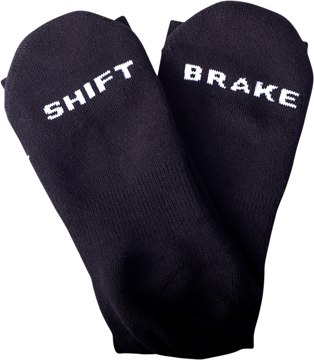 FMF Staple Socks 2-Pack in black, one size, showing soft fabric and classic design for everyday wear.