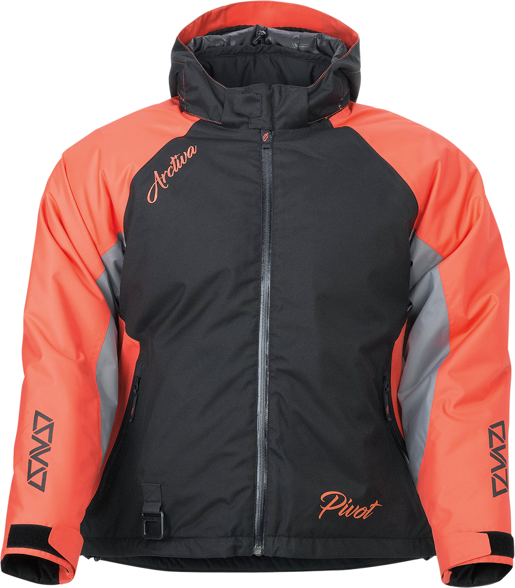 ARCTIVA Women's Pivot 5 Hooded Jacket - Coral - 2XL (Part Number 3121-0795)